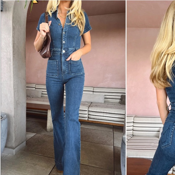 Show Me Your MuMu Pants - Show Me Your MuMu Everhart Denim Jumpsuit